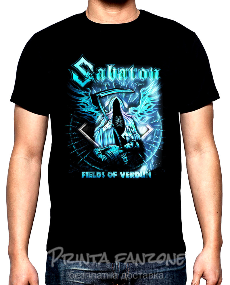 Тениски Sabaton, Fields of  Verdun, мъжка тениска, 100% памук, S до 5XL
